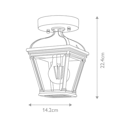 Elstead Bayview Farol de Techo para Exterior