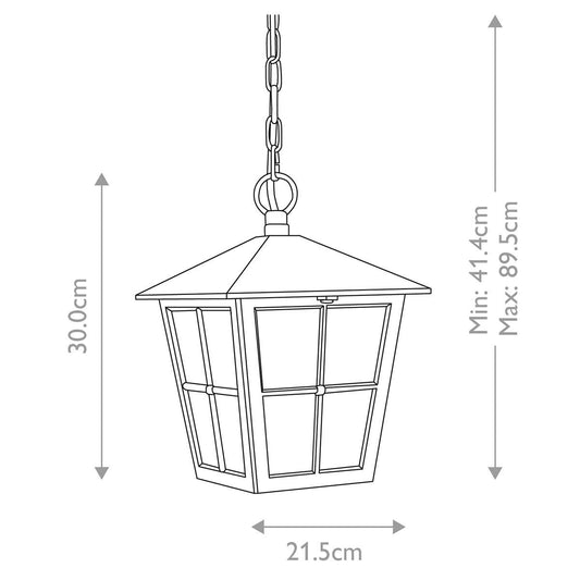 Elstead Canterbury Farol de Techo Exterior