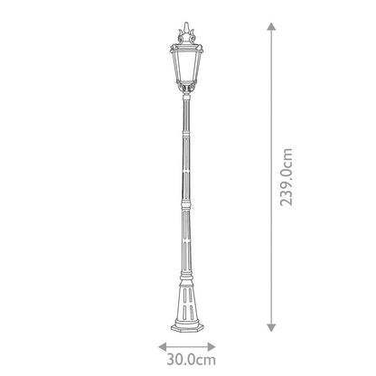 Elstead Baltimore Farol de Pie Grande