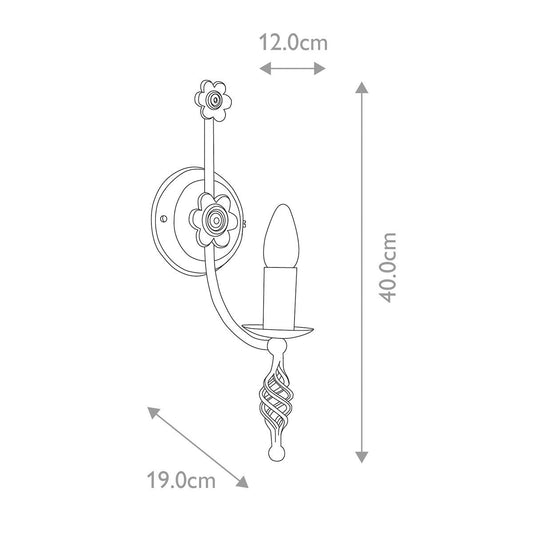 Elstead Belfry Aplique Decorativo de Pared