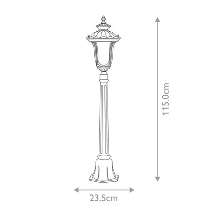 Elstead Chicago Pillar Lantern