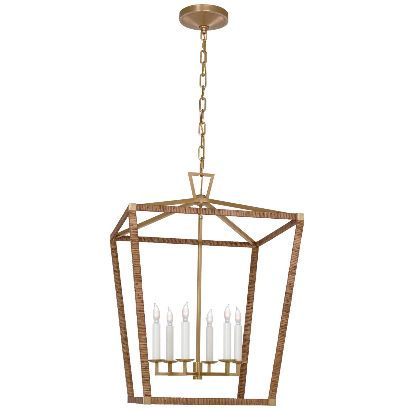 Visual Comfort Darlana Wrapped Lantern Colgante