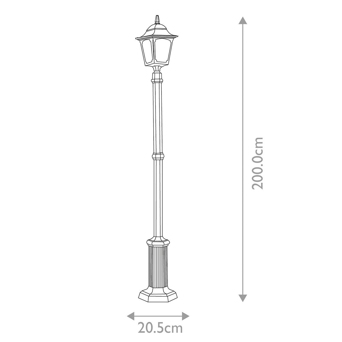 Elstead Chapel Outdoor Post Light