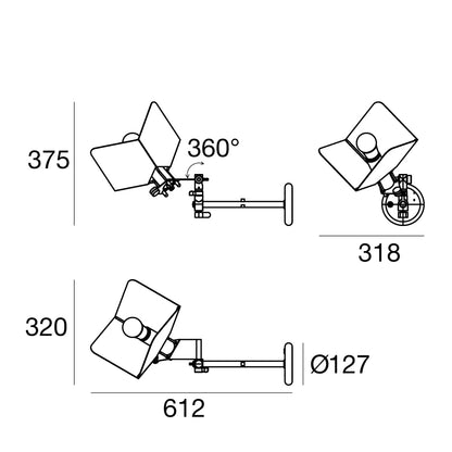 Stilnovo Triedro Wall Light