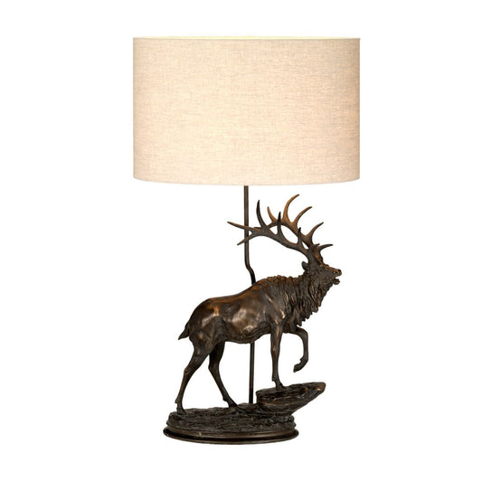Elstead Angus Stag Lámpara de Mesa