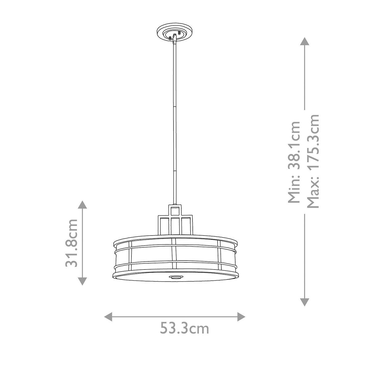 Feiss Fusion Colgante