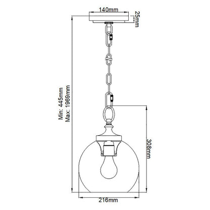 Feiss Tabby Pendant