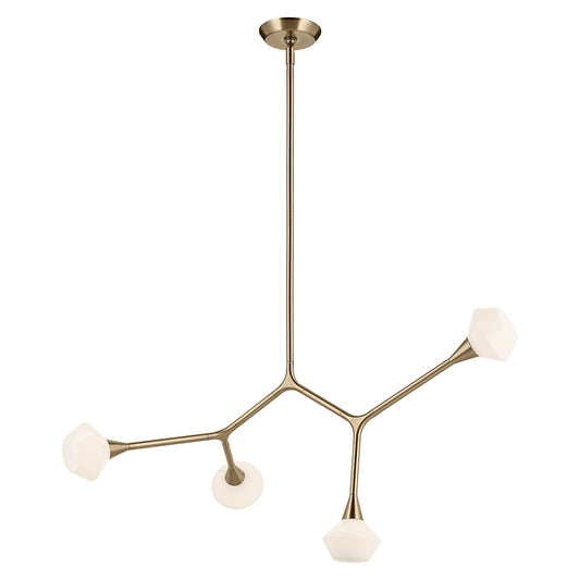 Elstead Cassius Colgante de 4 Luces