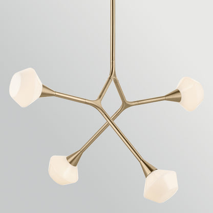 Elstead Cassius Colgante de 4 Luces