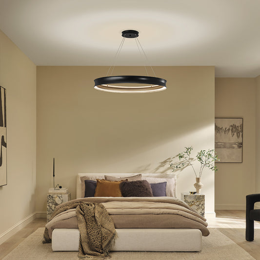 Elstead Larousse Colgante de Anillo LED Grande