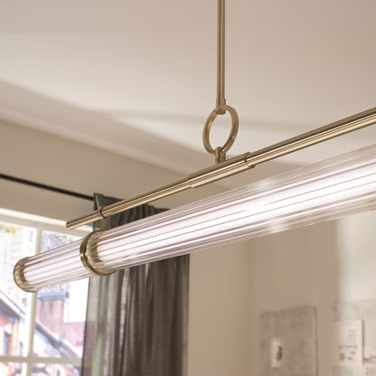 Elstead Riven Linear LED Pendant