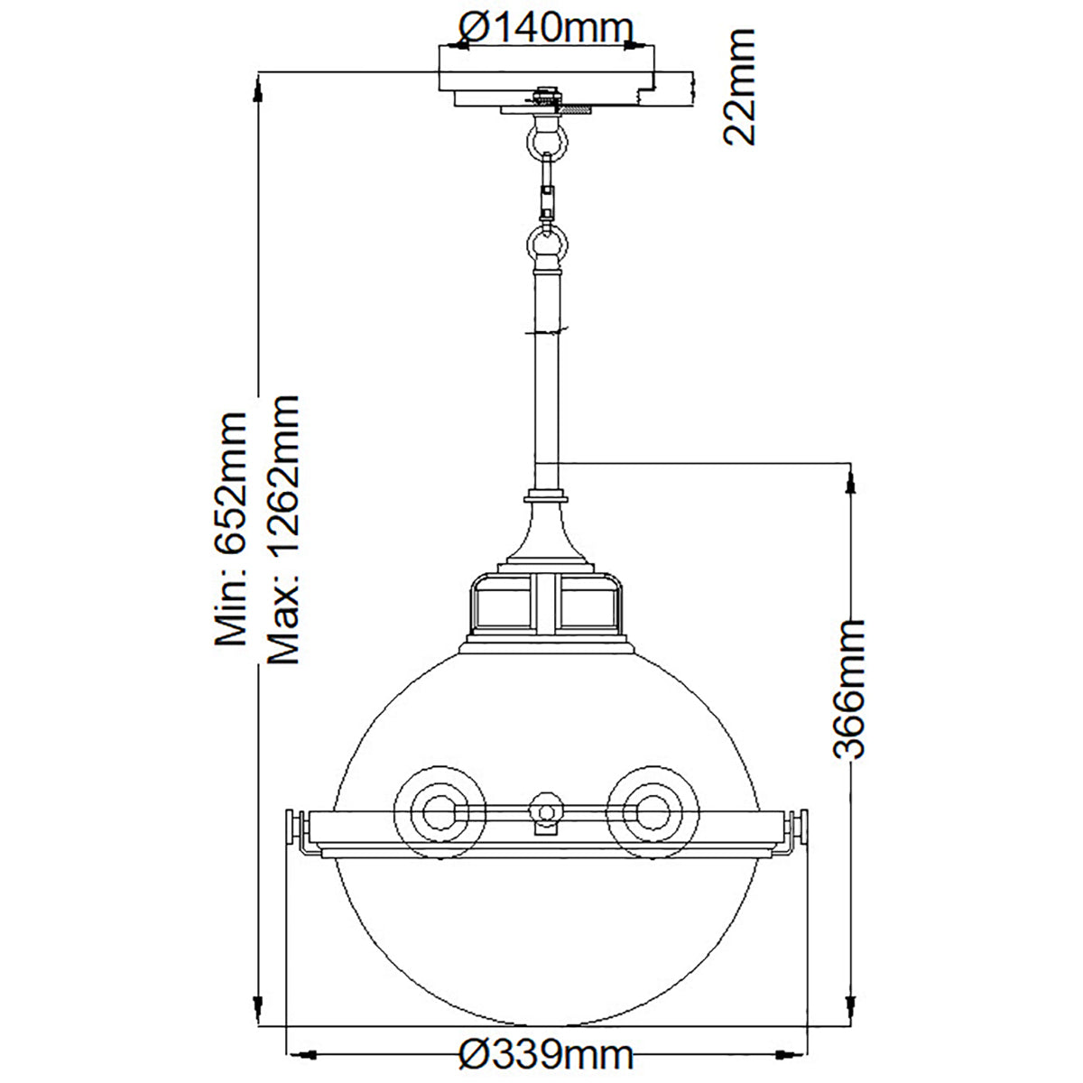 Quintiesse Fletcher Pendant
