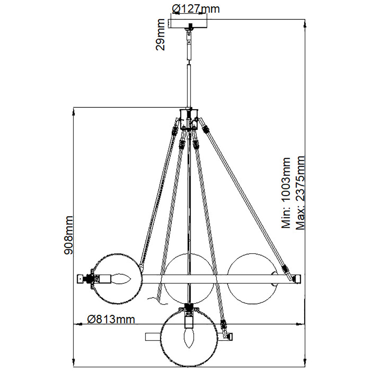 Quintiesse Harper 7-Light Chandelier