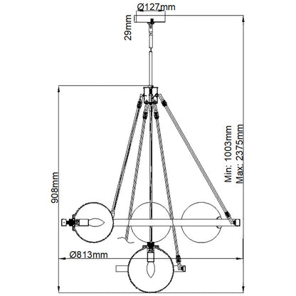 Quintiesse Harper 7-Light Chandelier