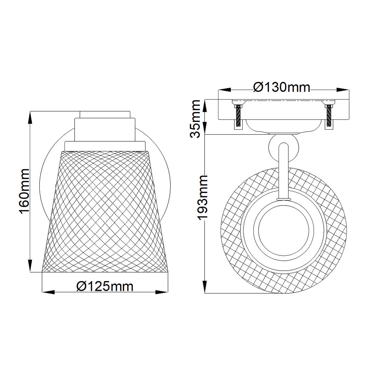 Quintiesse Hudson Bathroom Wall Light