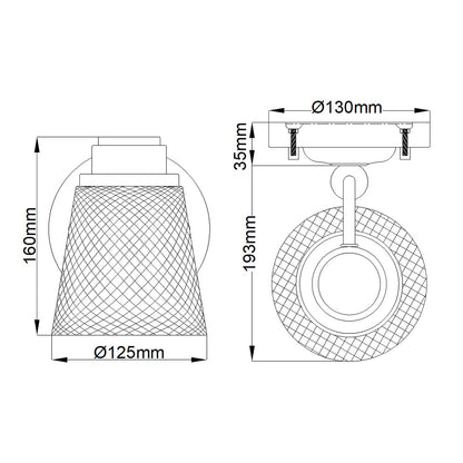 Quintiesse Hudson Bathroom Wall Light