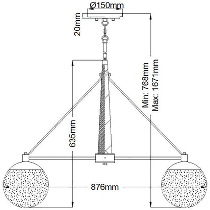 Quintiesse Marilyn 6-Light Chandelier