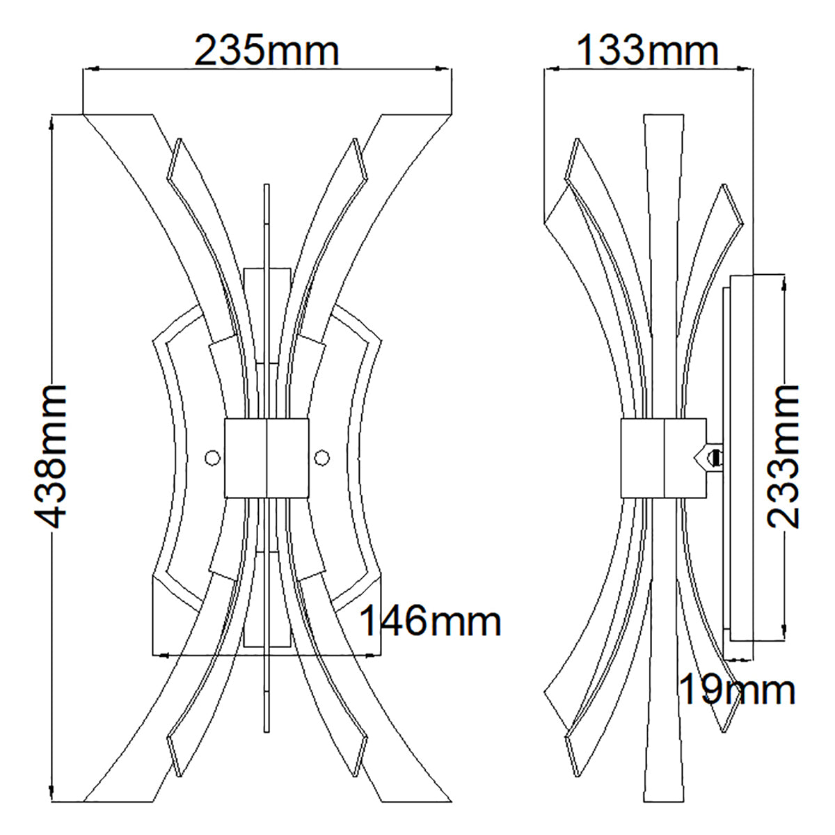 Quintiesse Vida Wall Light