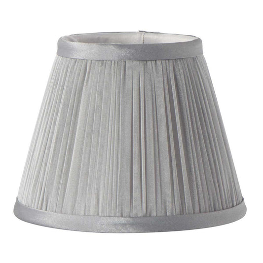 Elstead Clip Shades Pantalla Vela Plisada de Gasa Gris