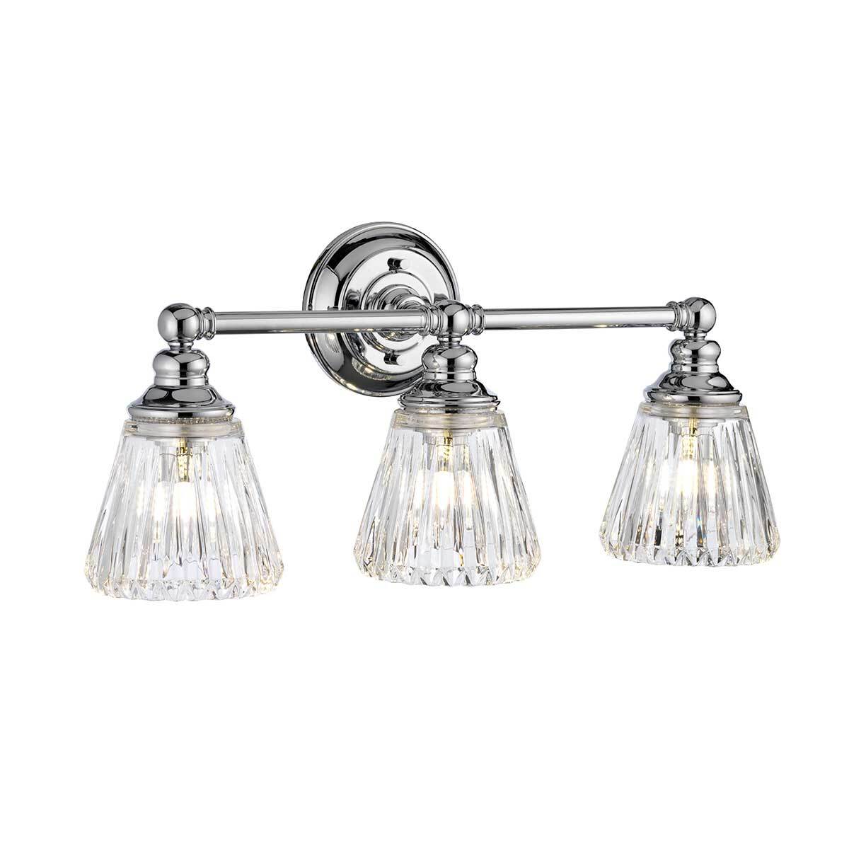 Quintiesse Keynes 3-Light Bathroom Wall Light