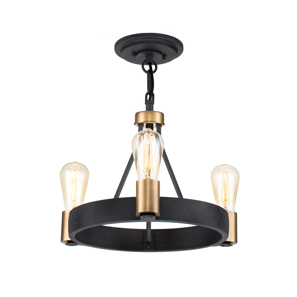 Quintiesse Silas Lámpara Colgante de 3 Luces