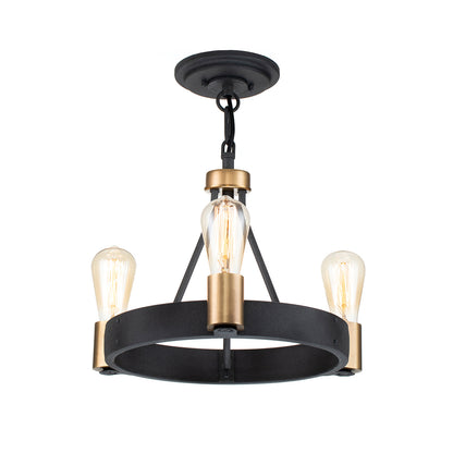 Quintiesse Silas Lámpara Colgante de 3 Luces