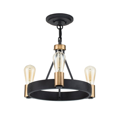 Quintiesse Silas Lámpara Colgante de 3 Luces