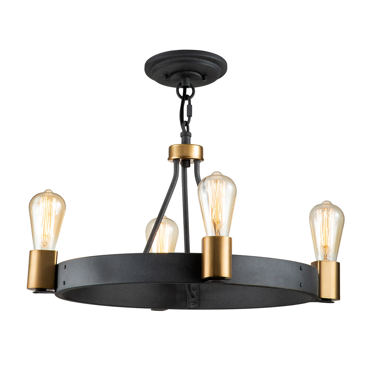 Quintiesse Silas Lámpara Colgante / Semiencastrada de 4 Luces