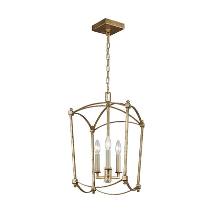 Quintiesse Thayer 3-Light Pendant Lantern