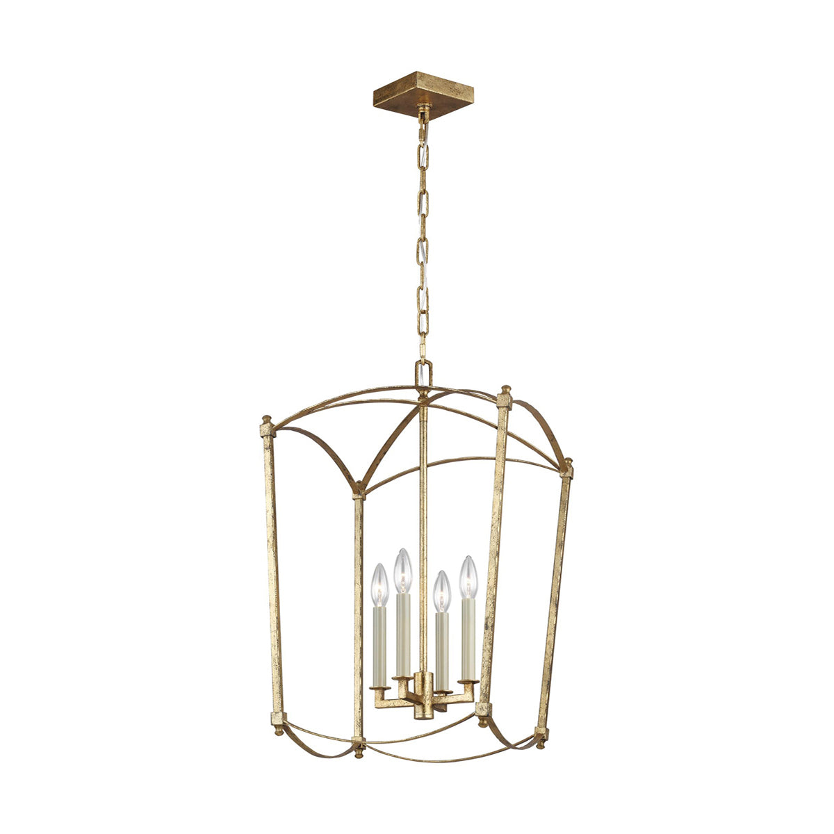 Quintiesse Thayer Lámpara Colgante Farol de 4 Luces