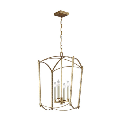 Quintiesse Thayer Lámpara Colgante Farol de 4 Luces