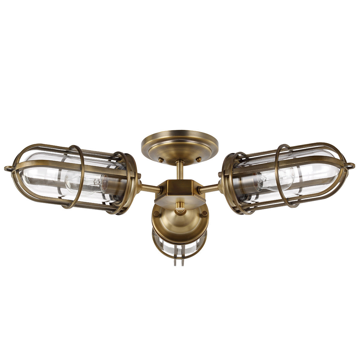 Quintiesse Urban Restoration Plafón Semiencastrado de 3 Luces