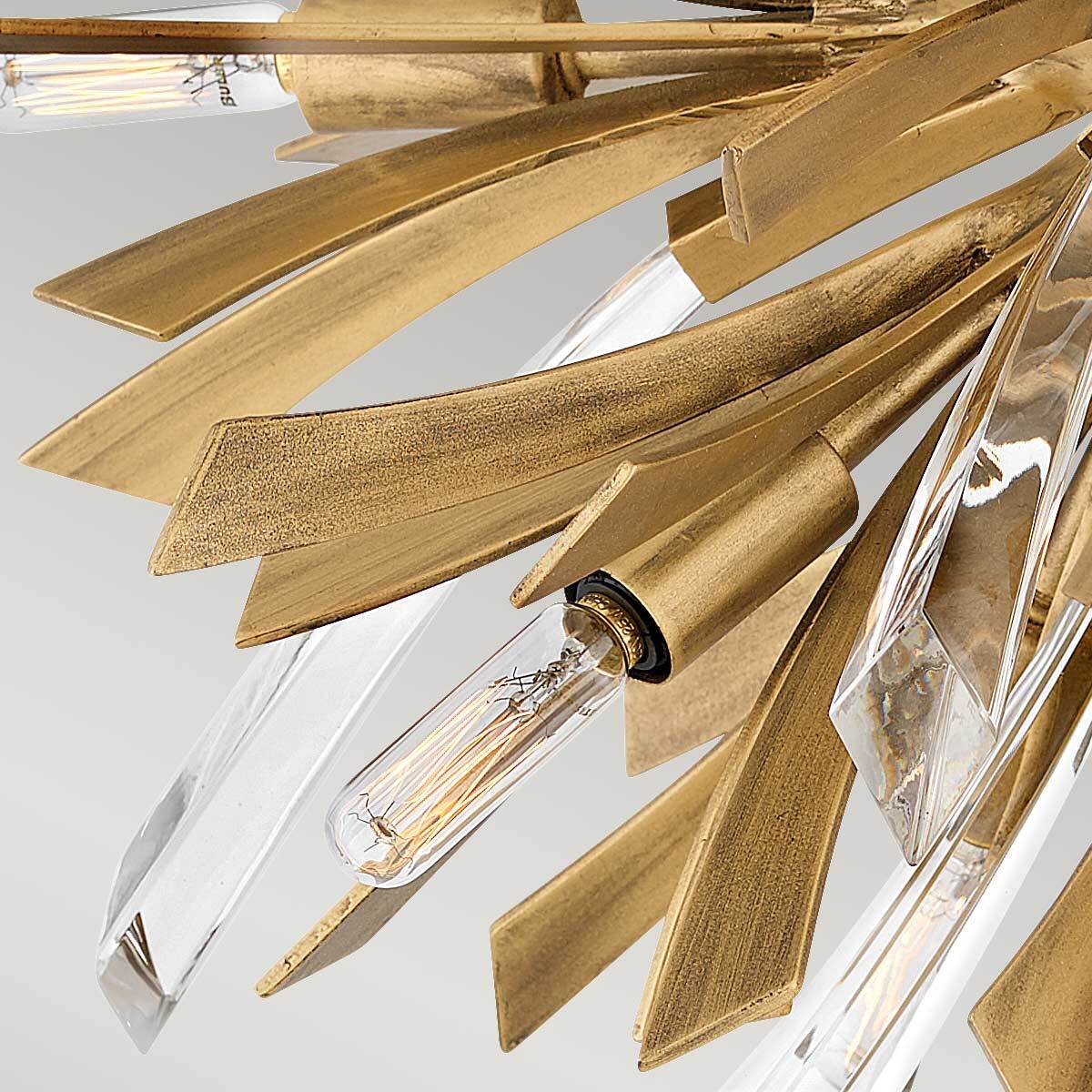 Quintiesse Vida 9-Light Semi-Flush Ceiling Light