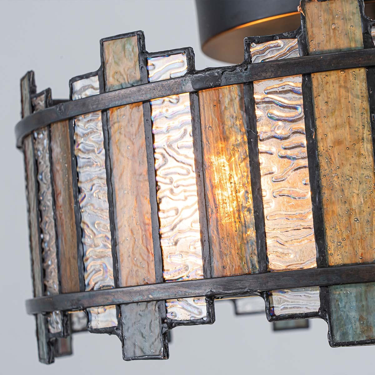 Elstead Sentry Tiffany Plafón Semi-Empotrado