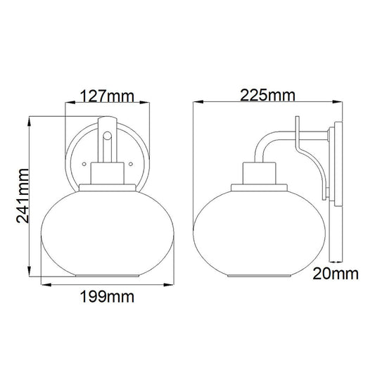 Elstead Trilogy Aplique Decorativo de Pared